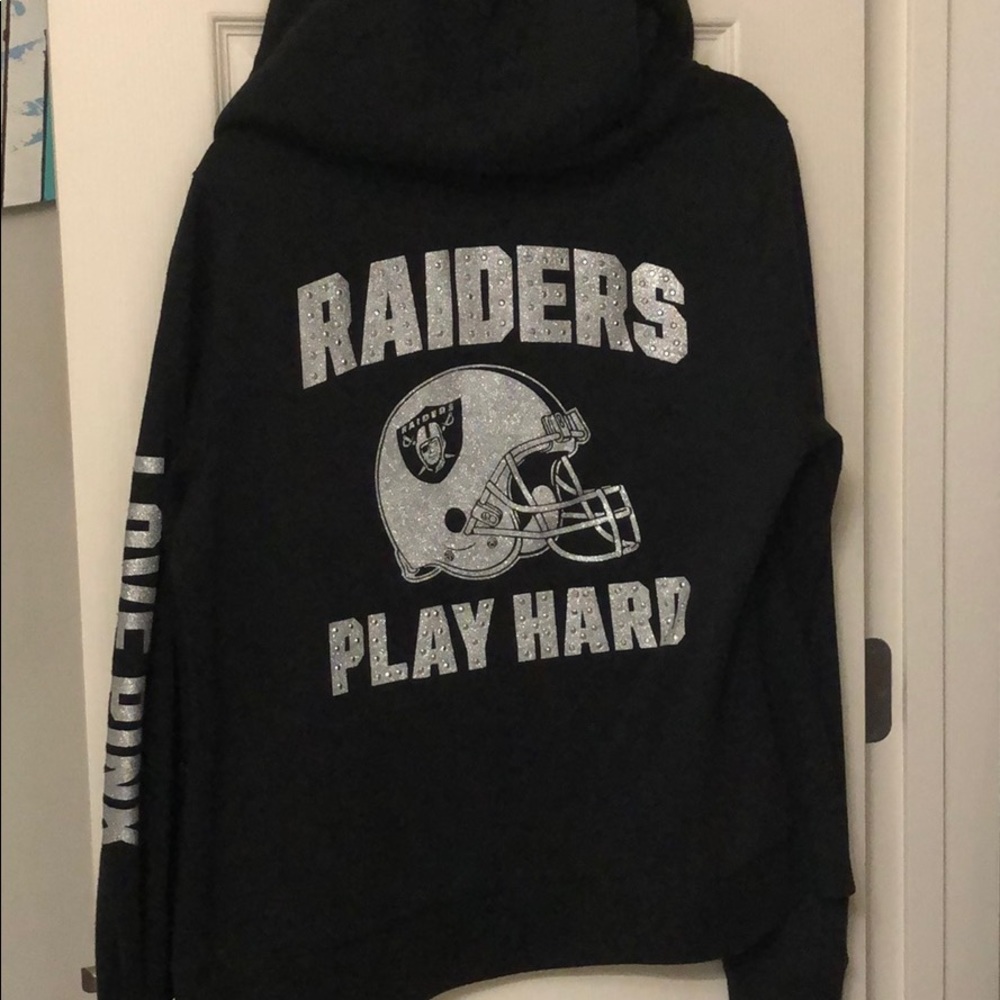VS PINK Oakland Raiders Zip Hoodie